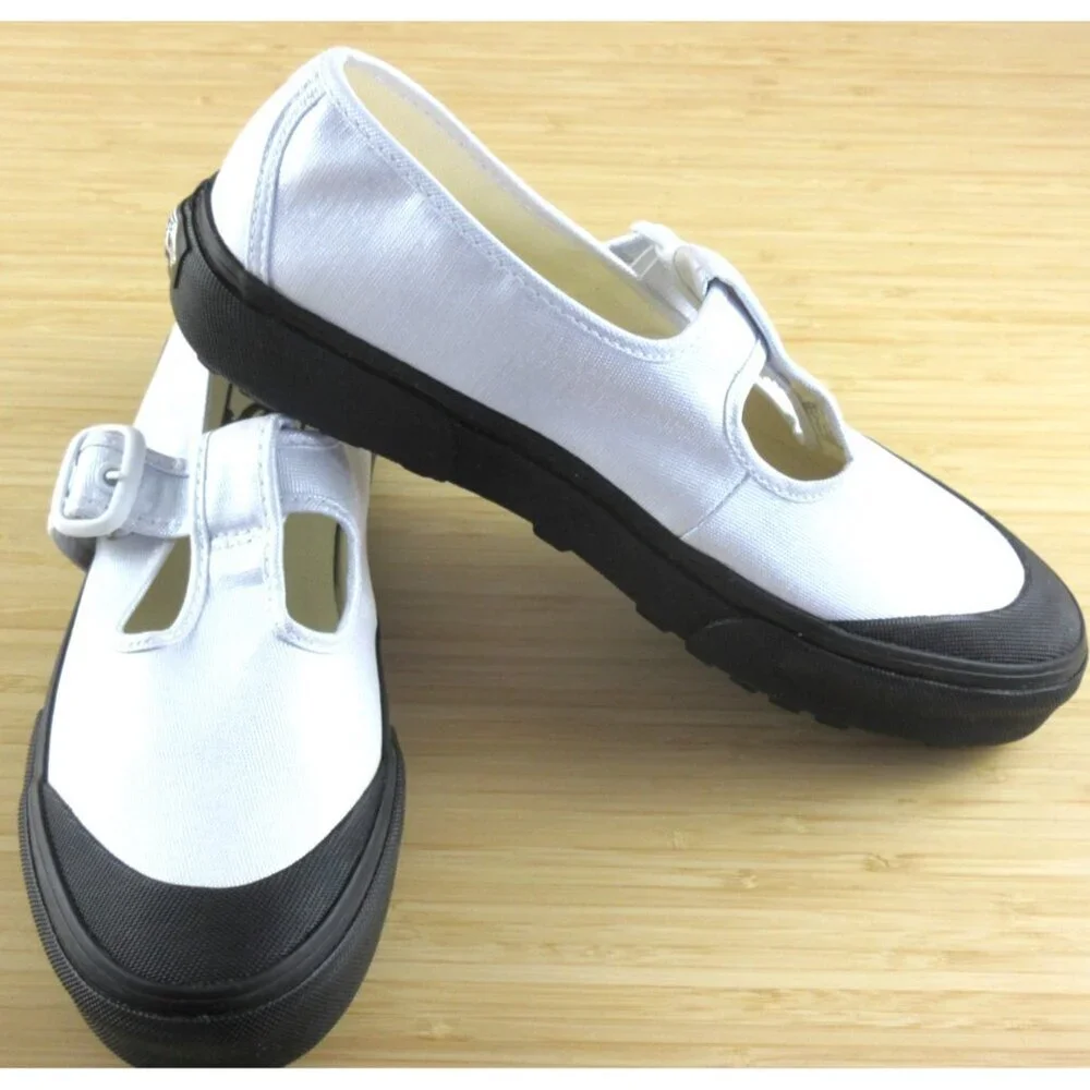 Vans Women's Style 93 Mary Jane Coated Canvas True White Shoes Size 7.5 NIB